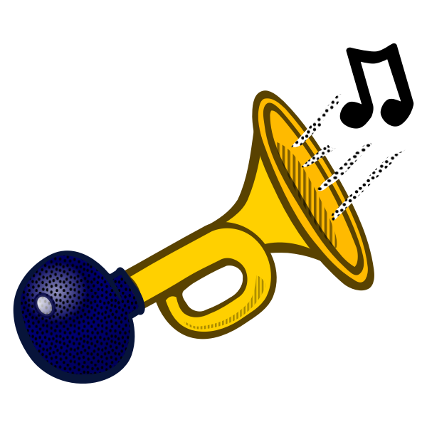 SVG Colored horn