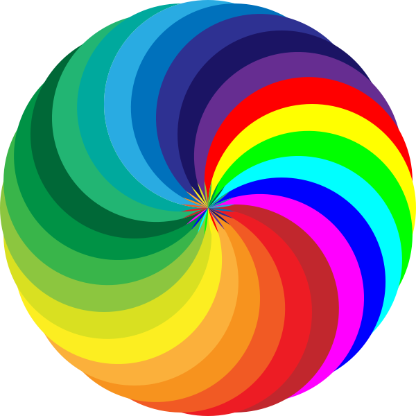 SVG Colored mandala