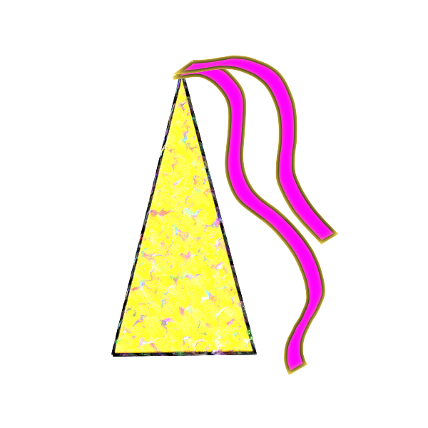 SVG Colored Party Hat