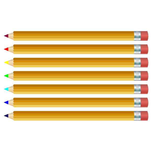 SVG Colored pencils