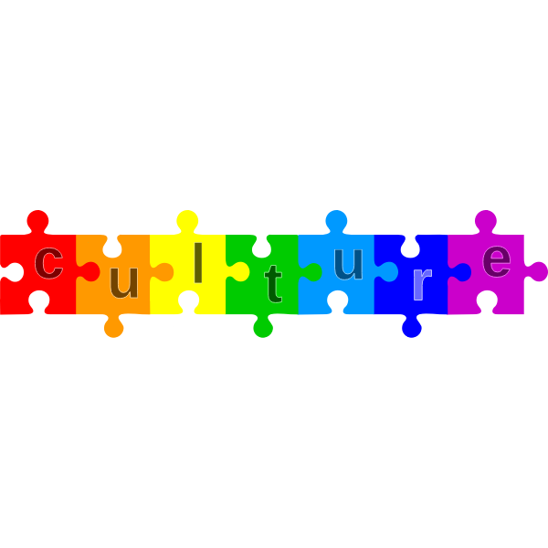 SVG Colored puzzle pieces