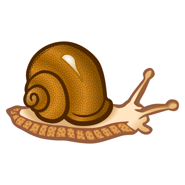 SVG Colored snail