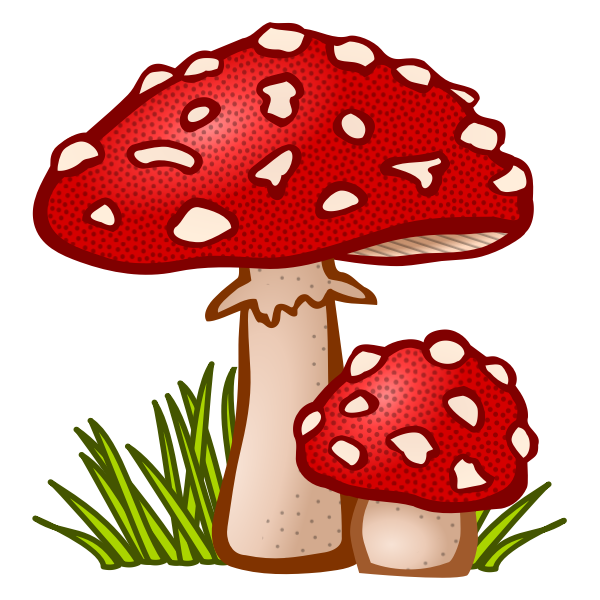 SVG Colored toadstool