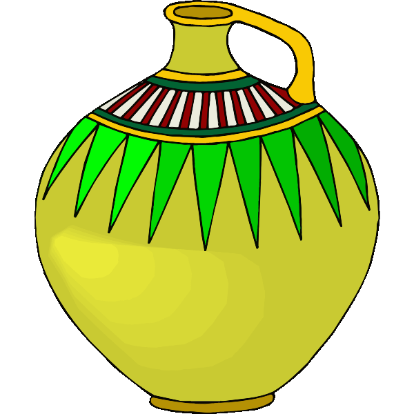 SVG Colored vase image
