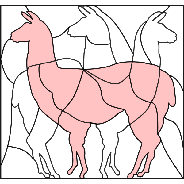 SVG Colored wild animal