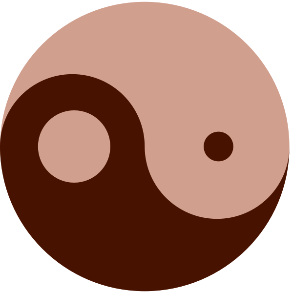 SVG Colored ying-yang