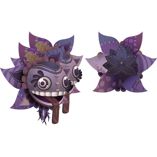 SVG Colorful avatar masks