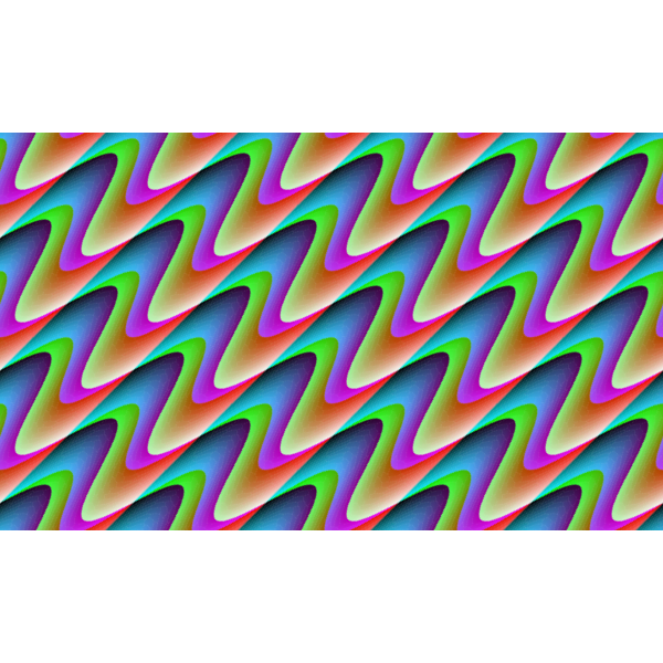 SVG Colorful Background With Wavy Pattern