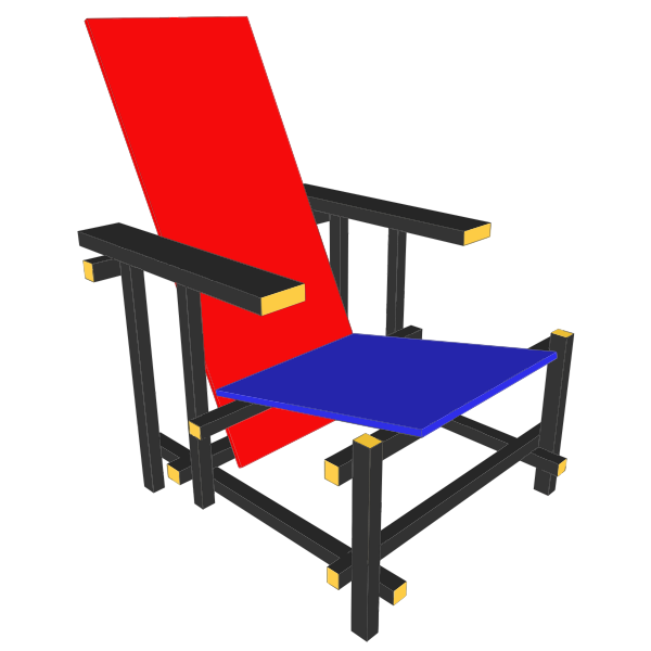 SVG Colorful beach chair