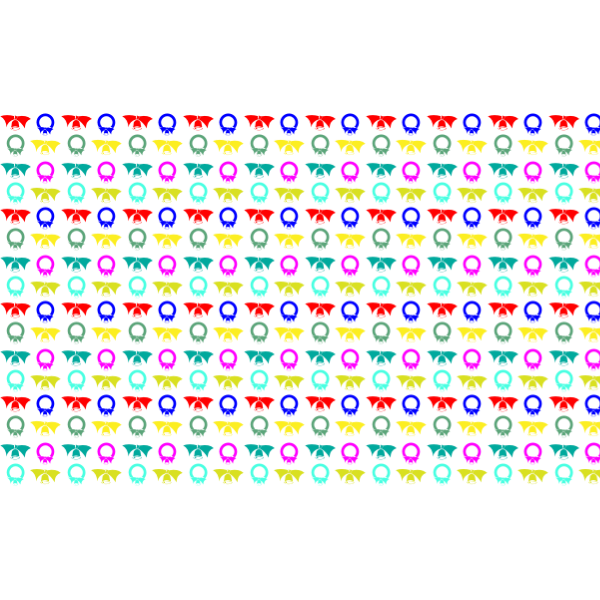 SVG Colorful bells pattern