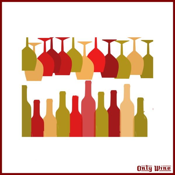 SVG Colorful bottles and glasses