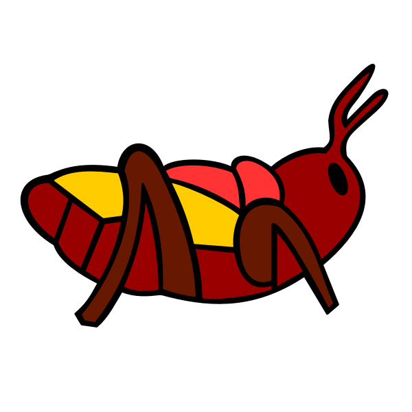 SVG Colorful bug image