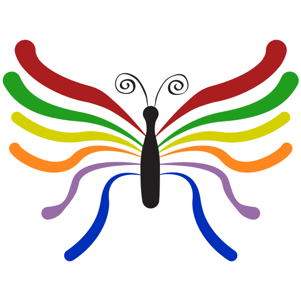 SVG Colorful bug symbol