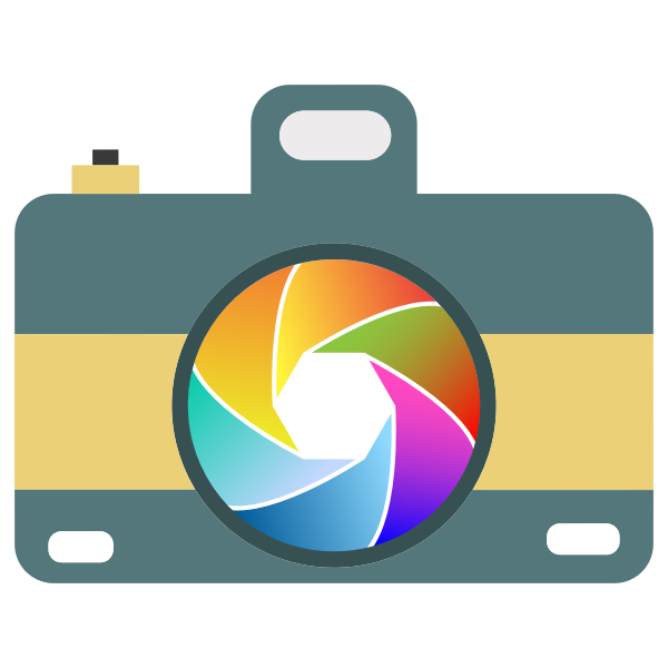 SVG Colorful camera