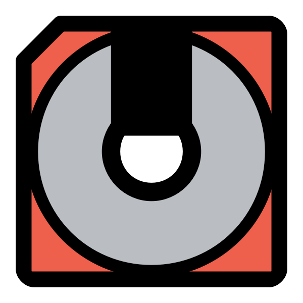 SVG Colorful CD icon