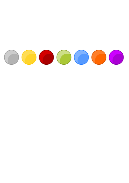 SVG Colorful Circle Icon Backgrounds