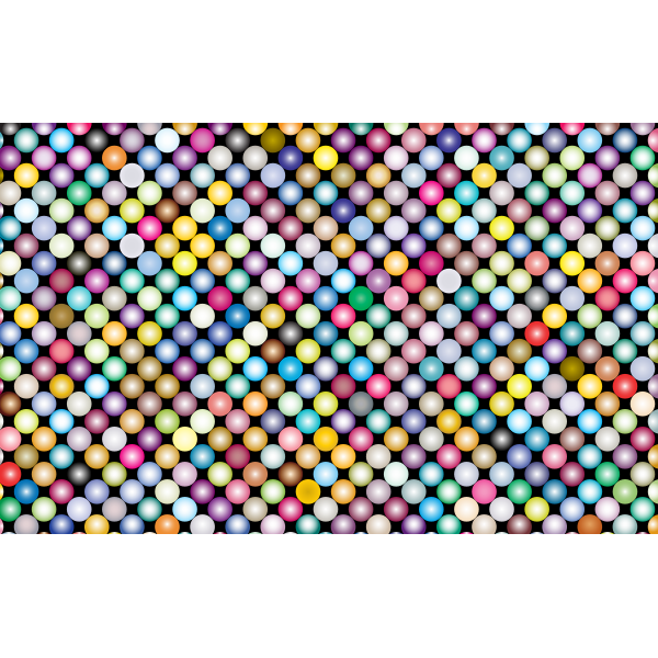 SVG Colorful circles on black background