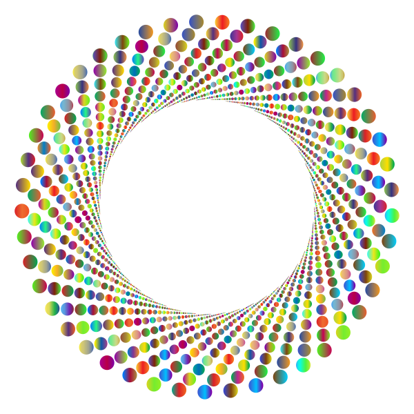 SVG Colorful Circles Shutter Vortex 5