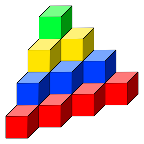 SVG Colorful cubes