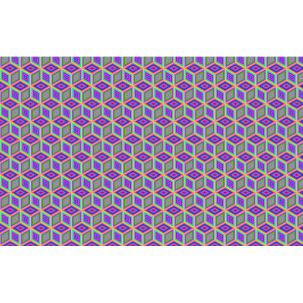 SVG Colorful cubes pattern