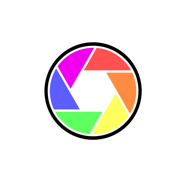 SVG Colorful digital camera
