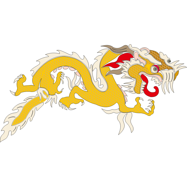 SVG Colorful dragon
