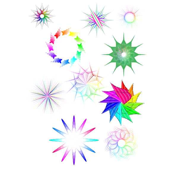 SVG Colorful effects