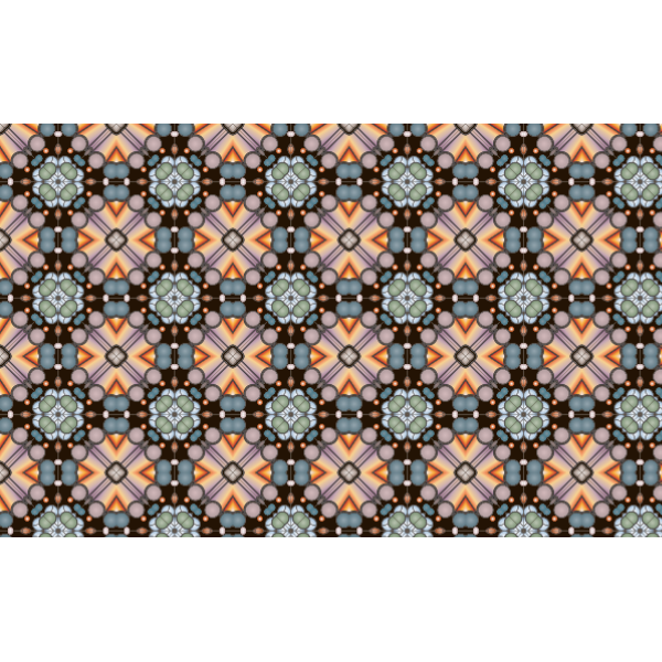 SVG Colorful flowers on dark background