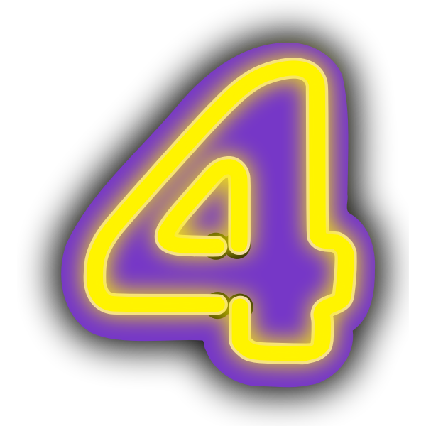 SVG Colorful four vector image