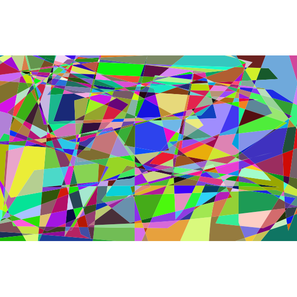 SVG Colorful Geometric Background