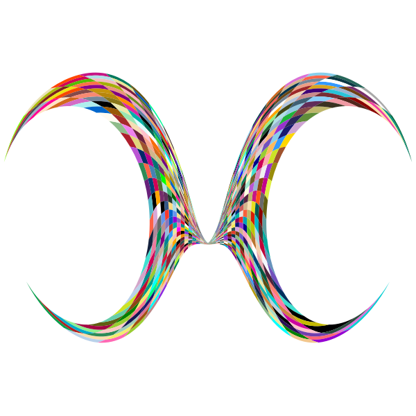 SVG Colorful Geometric Butterfly 6