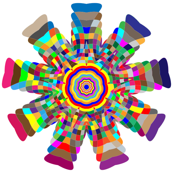 SVG Colorful Geometric Form