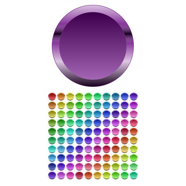 SVG Colorful glossy buttons vector clip art