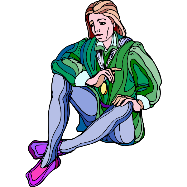 SVG Colorful Hamlet