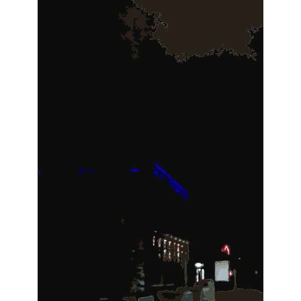 SVG Colorful Illuminated Building At Night 1 2015071526