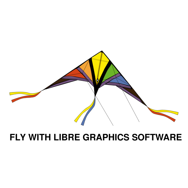 SVG Colorful kite