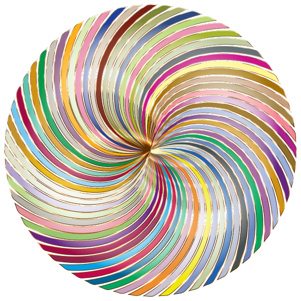 SVG Colorful lines in a circle