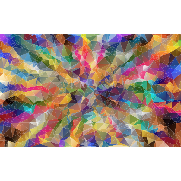 SVG Colorful Low Poly Wallpaper