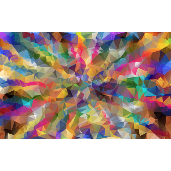 SVG Colorful low poly wallpaper