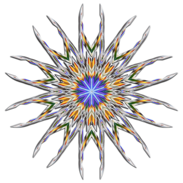 SVG Colorful Mandala 2 Filter