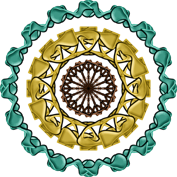 SVG Colorful mandala image