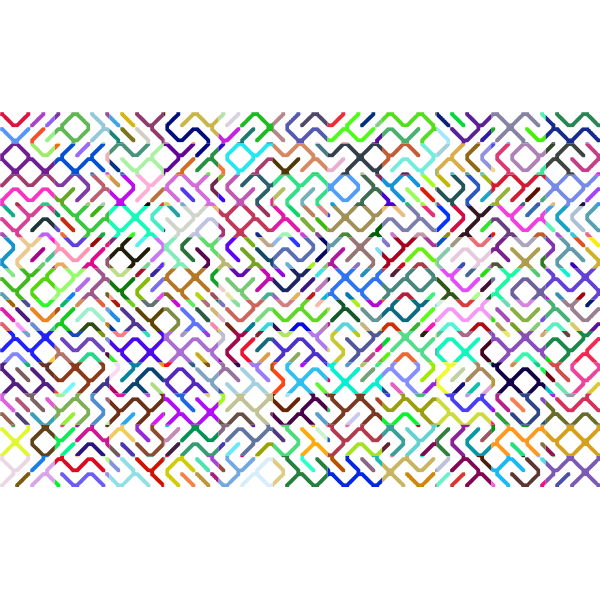 SVG Colorful maze