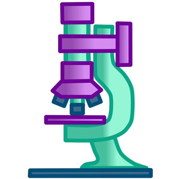 SVG Colorful microscope