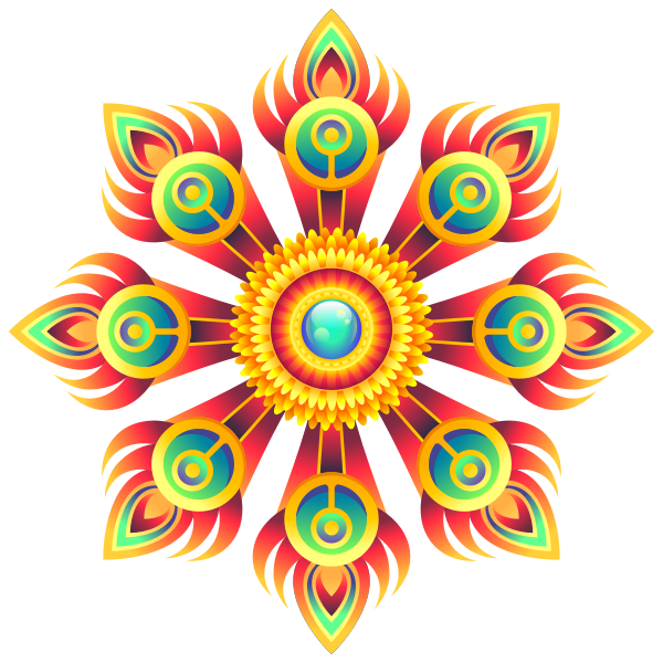 SVG Colorful ornament