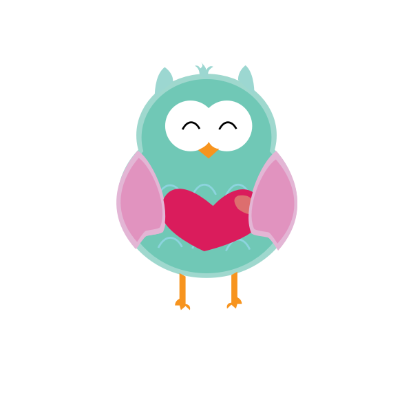 SVG Colorful owl