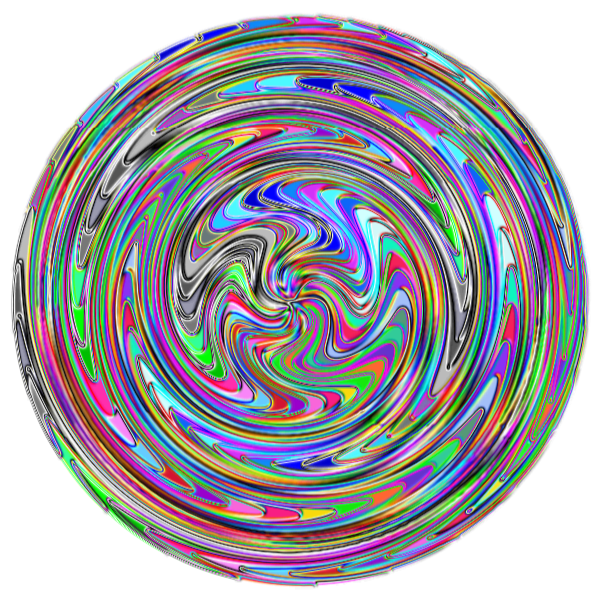 SVG Colorful Paint Swirls Variation 3