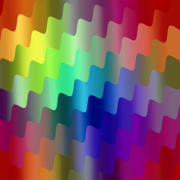 SVG Colorful pattern wavy effect
