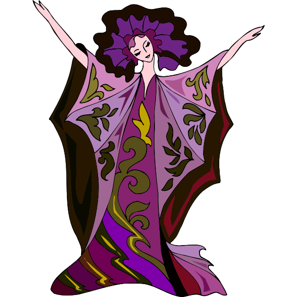 SVG Colorful performer