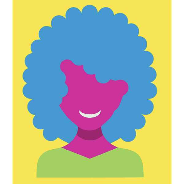 SVG Colorful person