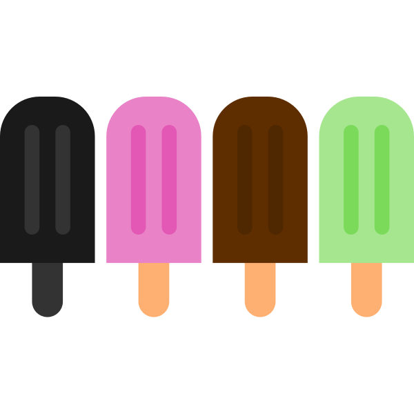 SVG Colorful popsicles